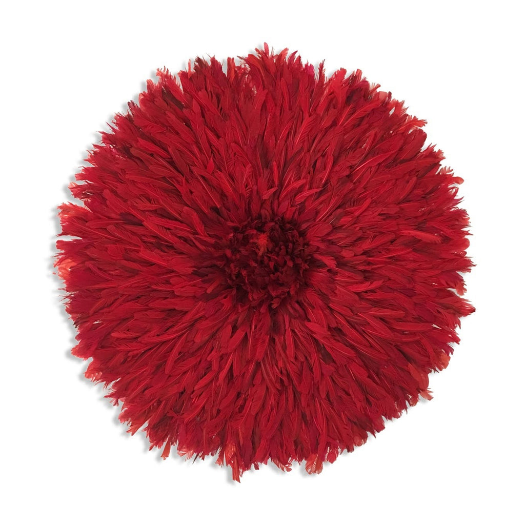 Dark Red juju hat for wall decor and wall hangings| African handmade juju hat| Interior decor| Tyn hat