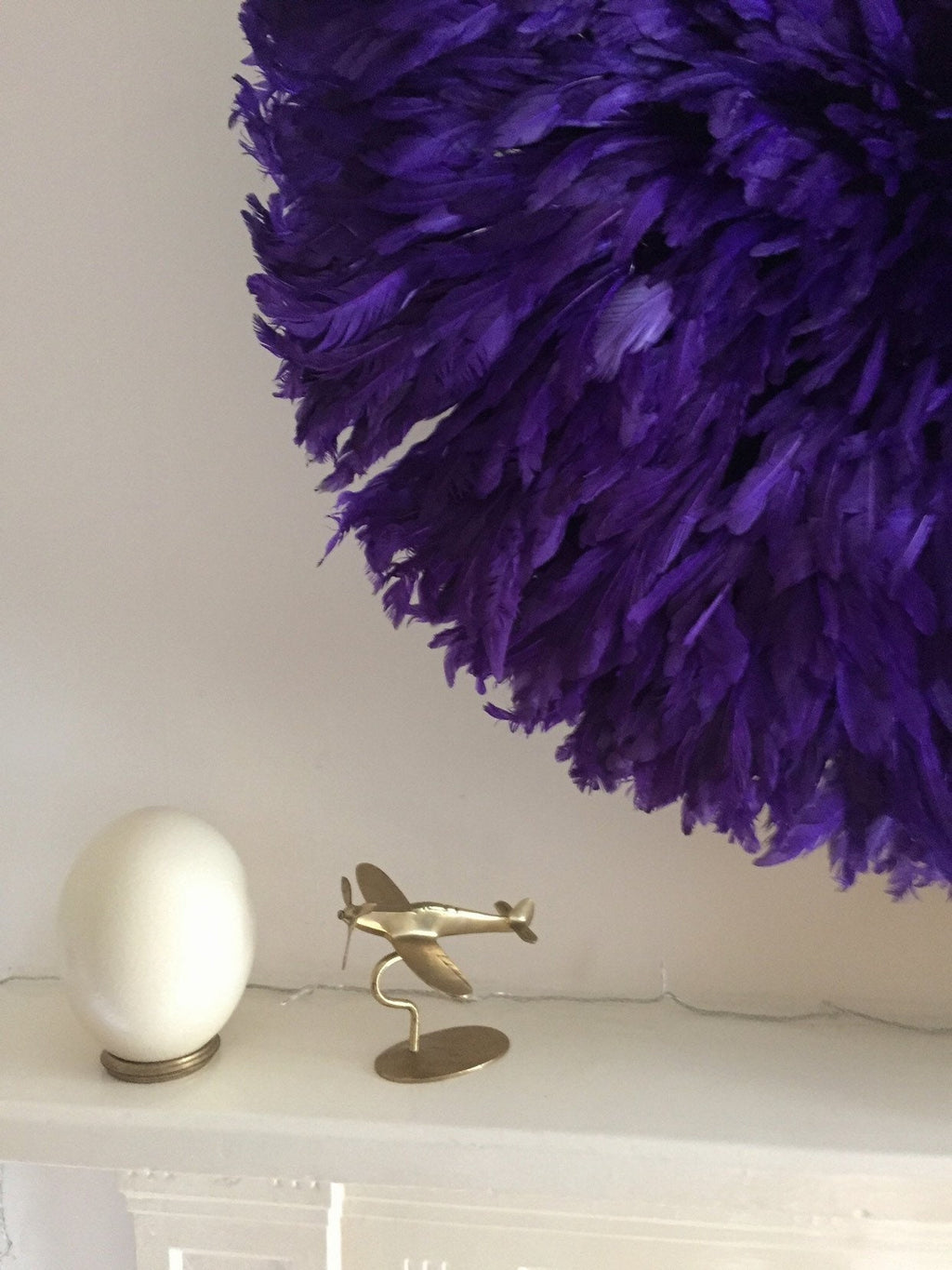 Juju hat Purple for wall hangings and wall decor| Bamileke juju hat| Handmade African juju Art| home decor| Wall art