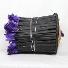 Juju hat Purple for wall hangings and wall decor| Bamileke juju hat| Handmade African juju Art| home decor| Wall art