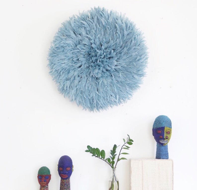 Silver Blue juju hat| Interior decor| Wall hangings and wall decor| Tyn hat