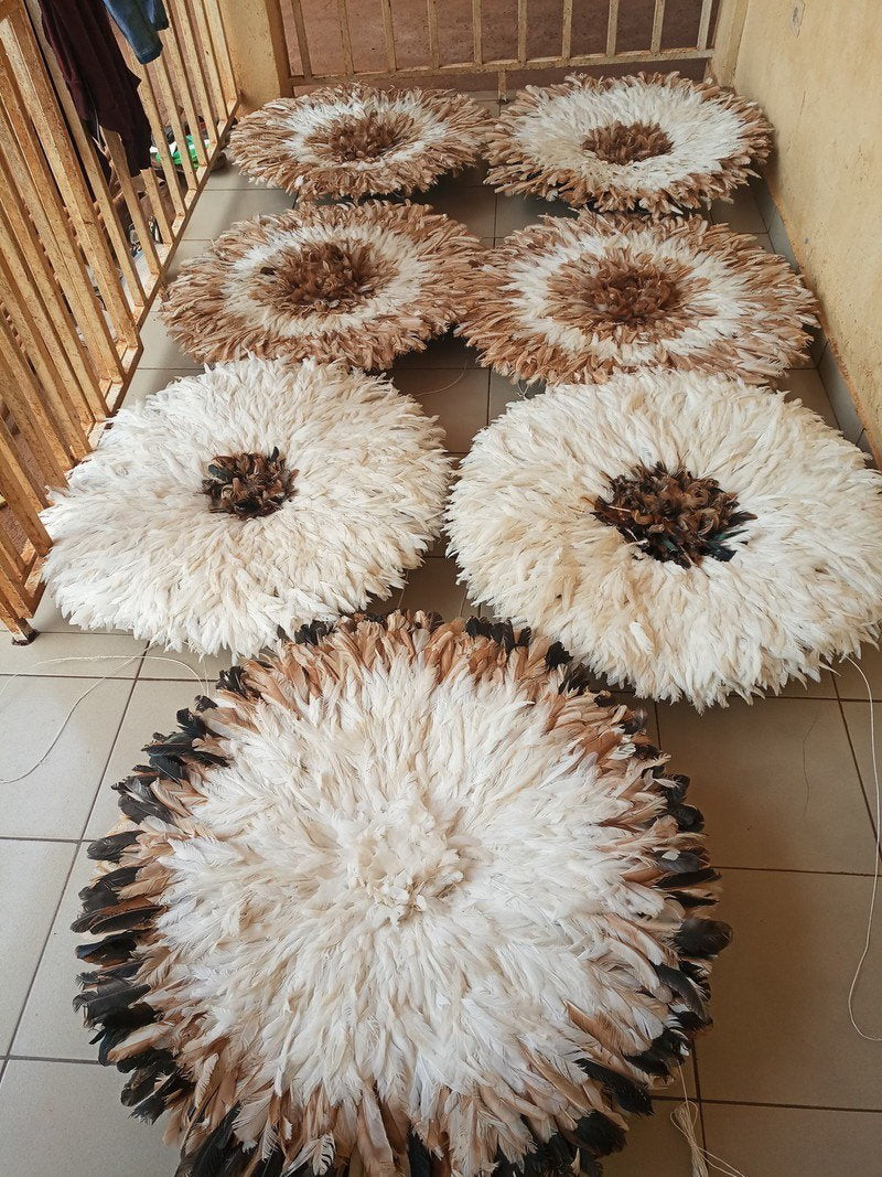 WHOLESALE Juju hat for home decor| African handmade juju hat| Wall hangings| Boho wall decor| Bamileke headdress| Tyn hat