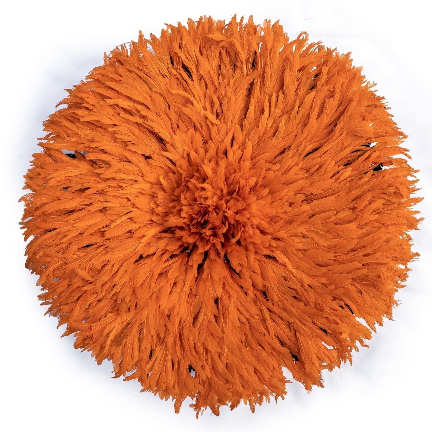Juju hat burnt orange| Handmade African juju hat| Tyn hat| Wall decor| Wall hangings