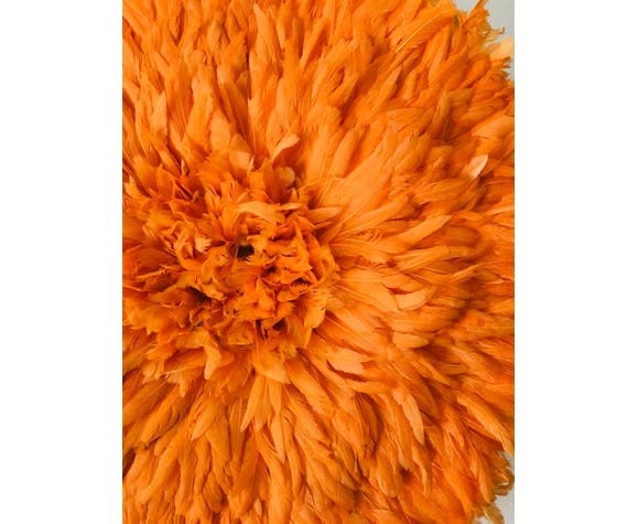 Juju hat burnt orange| Handmade African juju hat| Tyn hat| Wall decor| Wall hangings
