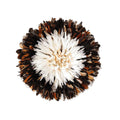 White and Natural African juju hat for wall decor| Wall hangings| Tyn hat| Boho wall decor| Bamileke headdress