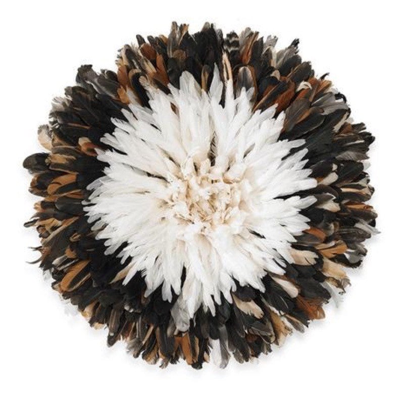 White and Natural African juju hat for wall decor| Wall hangings| Tyn hat| Boho wall decor| Bamileke headdress