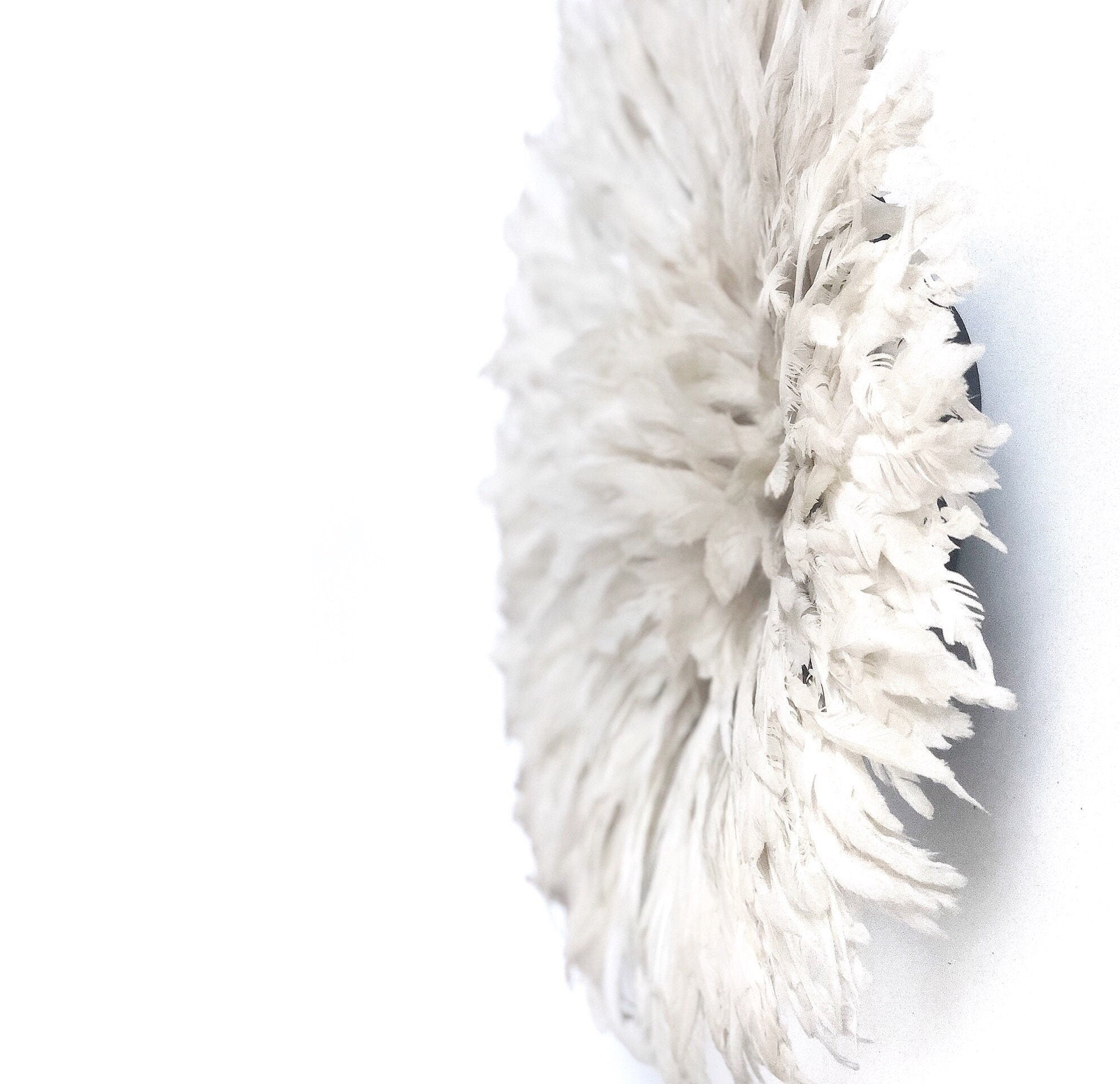 Juju hat white| ivory juju hat| cream juju hat| Tyn hat| Interior decor| Wall decor| Wall hangings| Boho decor| African juju hat| home decor