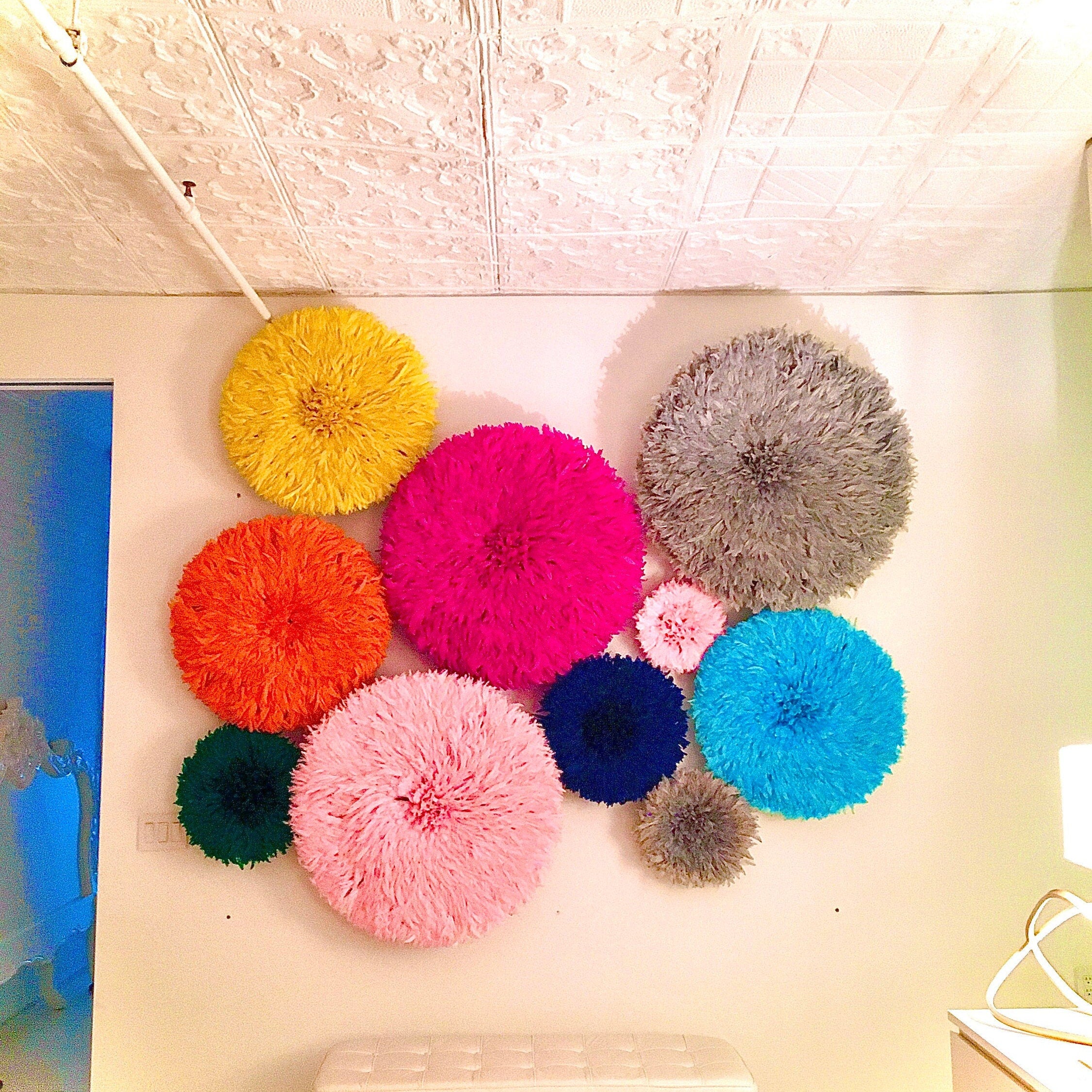 WHOLESALE Juju hat for home decor| African handmade juju hat| Wall hangings| Boho wall decor| Bamileke headdress| Tyn hat