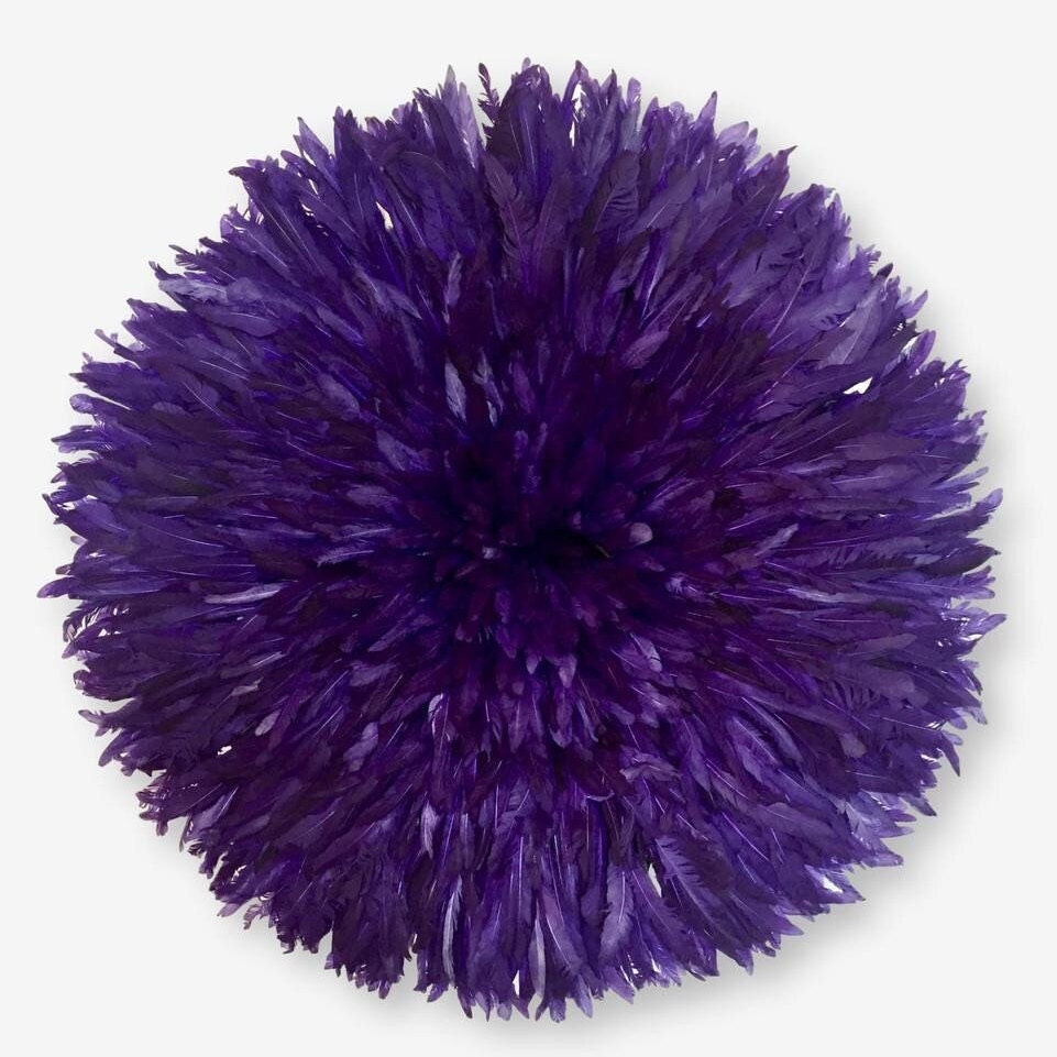 Juju hat Purple for wall hangings and wall decor| Bamileke juju hat| Handmade African juju Art| home decor| Wall art