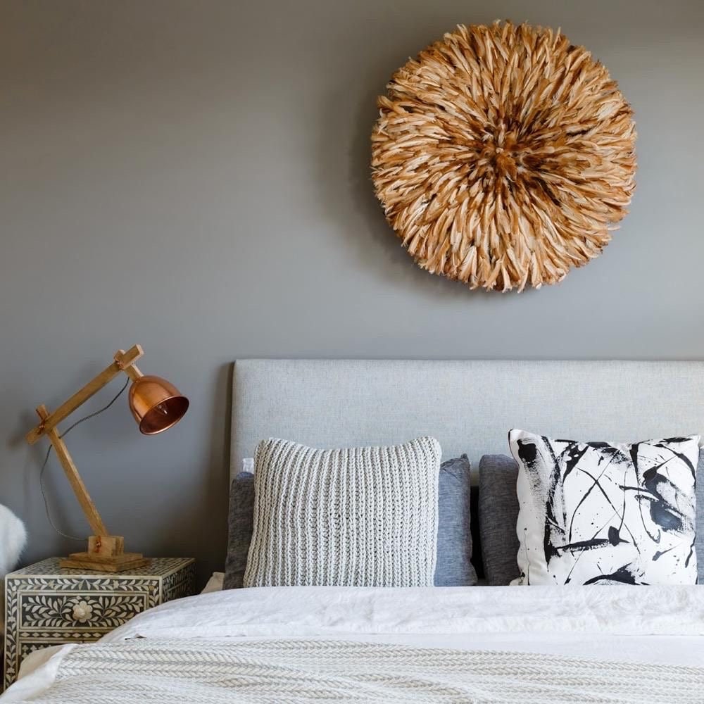 Tan or brown juju hat for home decor and wall hangings| African juju hat| Wall decorations