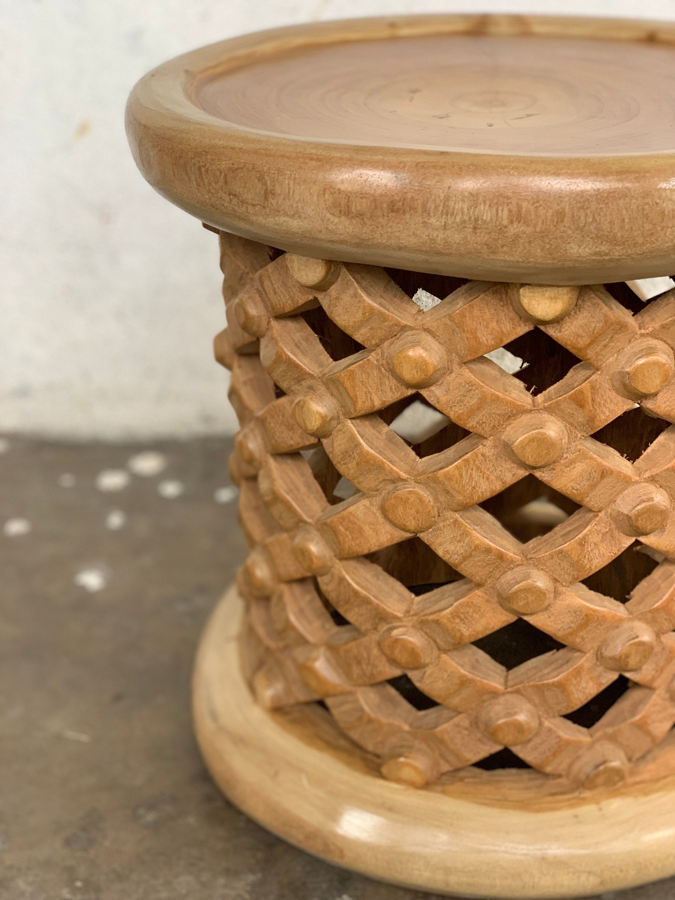 Bamileke stools| Coffee tables for interior and outdoor decor| Living room furnitures| Home decor side tables| Bird nest| African furniture