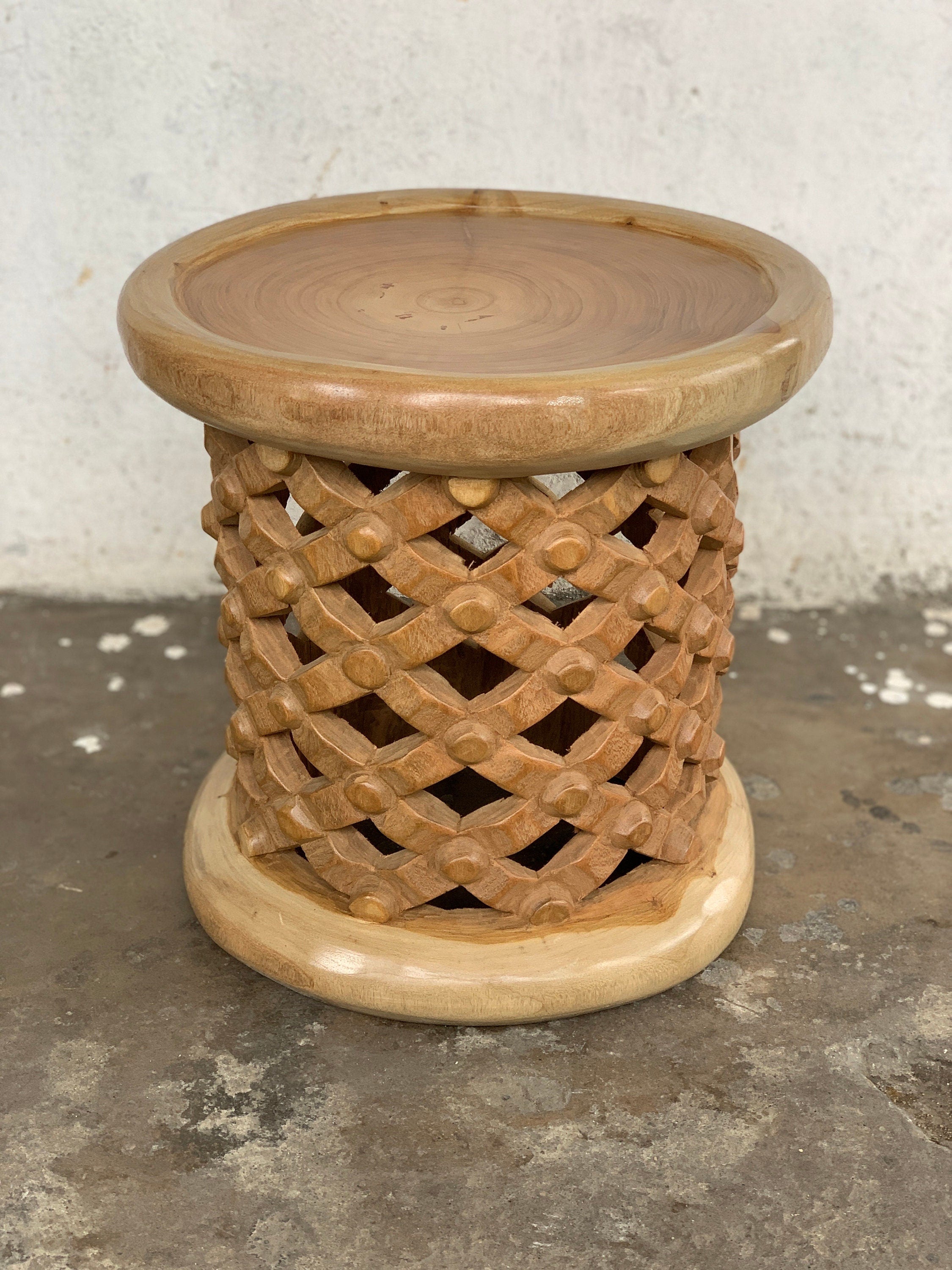 Bamileke stools| Coffee tables for interior and outdoor decor| Living room furnitures| Home decor side tables| Bird nest| African furniture