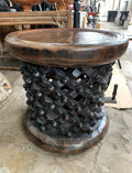 Bamileke stools| Coffee black tables for interior and outdoor decor| Living room African furnitures| Home decor side tables| Bird nest