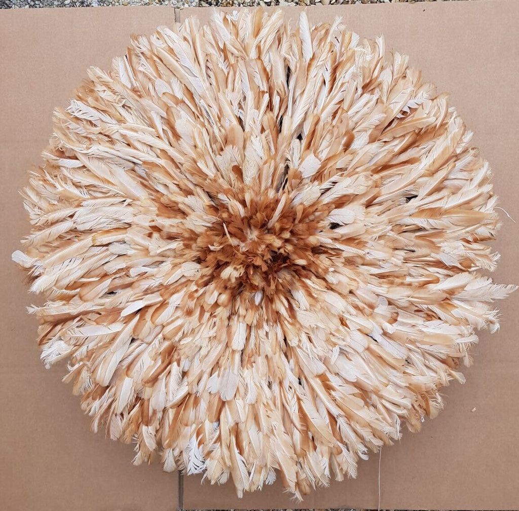 Tan or brown juju hat for home decor and wall hangings| African juju hat| Wall decorations