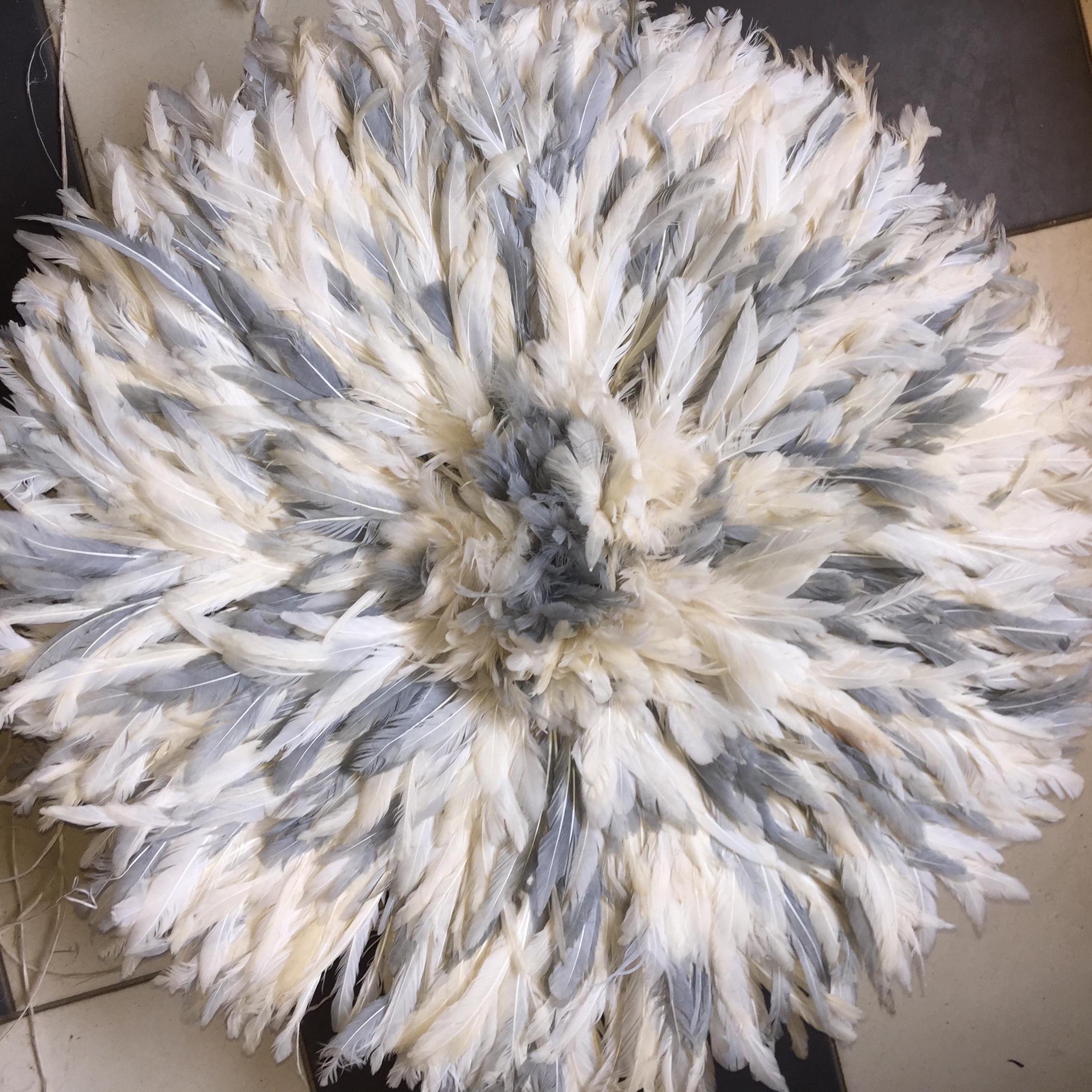 White speckled gray juju hat| Handmade juju hat| Interior decor| Speckled juju hat| Wall hangings| wall decor| home decor| Juju art