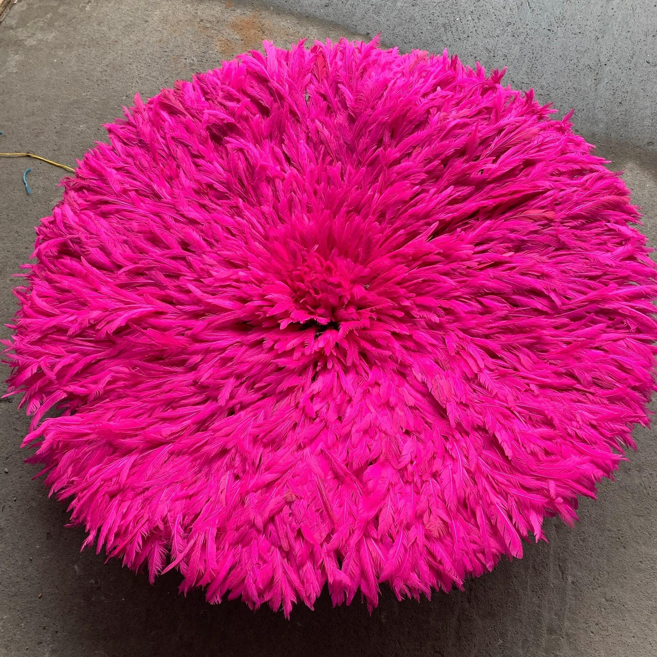 Juju hat Hot pink|  Bamileke juju hat| Fuchsia juju hat| Tyn hat| Interior decor| Wall decor| Wall hangings| Boho decor| African juju art