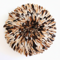 Natural juju hat\ Wall hangings| Cameroon juju hat\ Tan juju hat\ natural black feathers juju hat| Tyn hat for wall decor