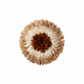 Juju hat tan, white, rusty brown| Bamileke headdress| Tyn hat| African Interior decor| Boho Wall hangings| Afrohemian| Feather mandala
