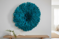 Teal juju hat| African juju hat wall decor| Boho wall decor| Handmade Bamileke juju hat| Wall hangings| Tyn hat